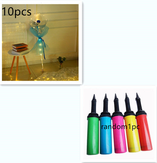 LED Luminous Balloon Rose Bouquet - Perfect for Gifts