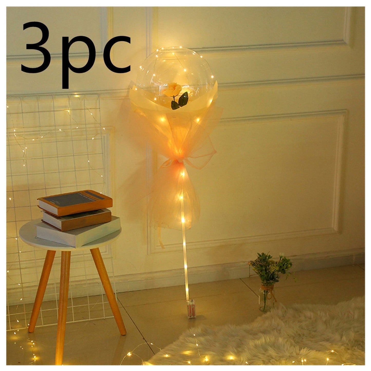 LED Luminous Balloon Rose Bouquet - Perfect for Gifts