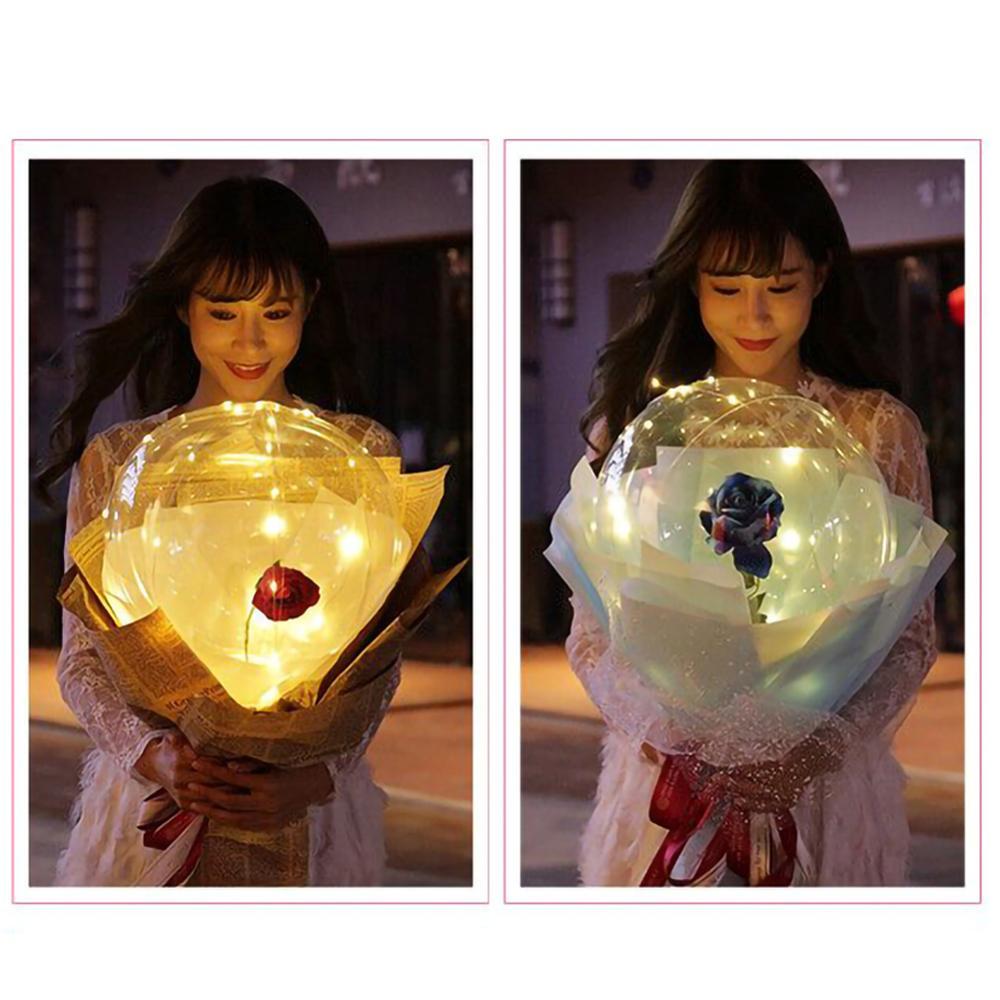LED Luminous Balloon Rose Bouquet - Perfect for Gifts