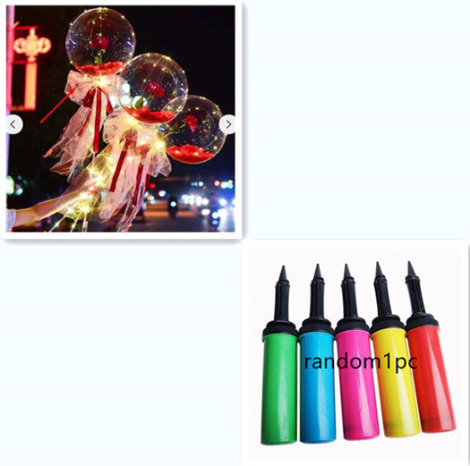 LED Luminous Balloon Rose Bouquet - Perfect for Gifts