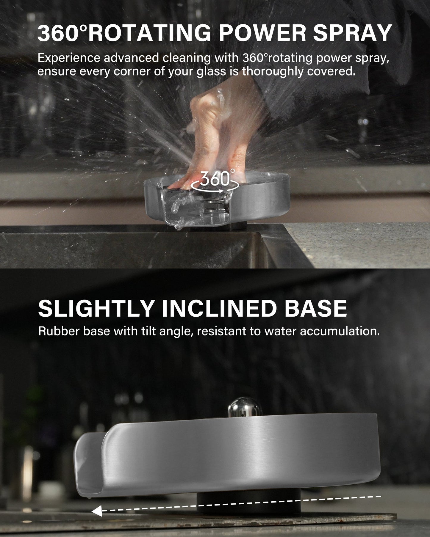 Glass Rinser For Kitchen Sink