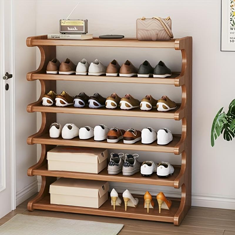 Four-layer Wooden Shoe Rack