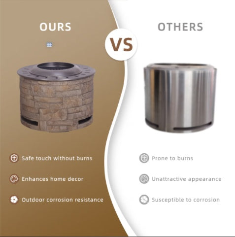 Stackstone Look Smokeless firepit