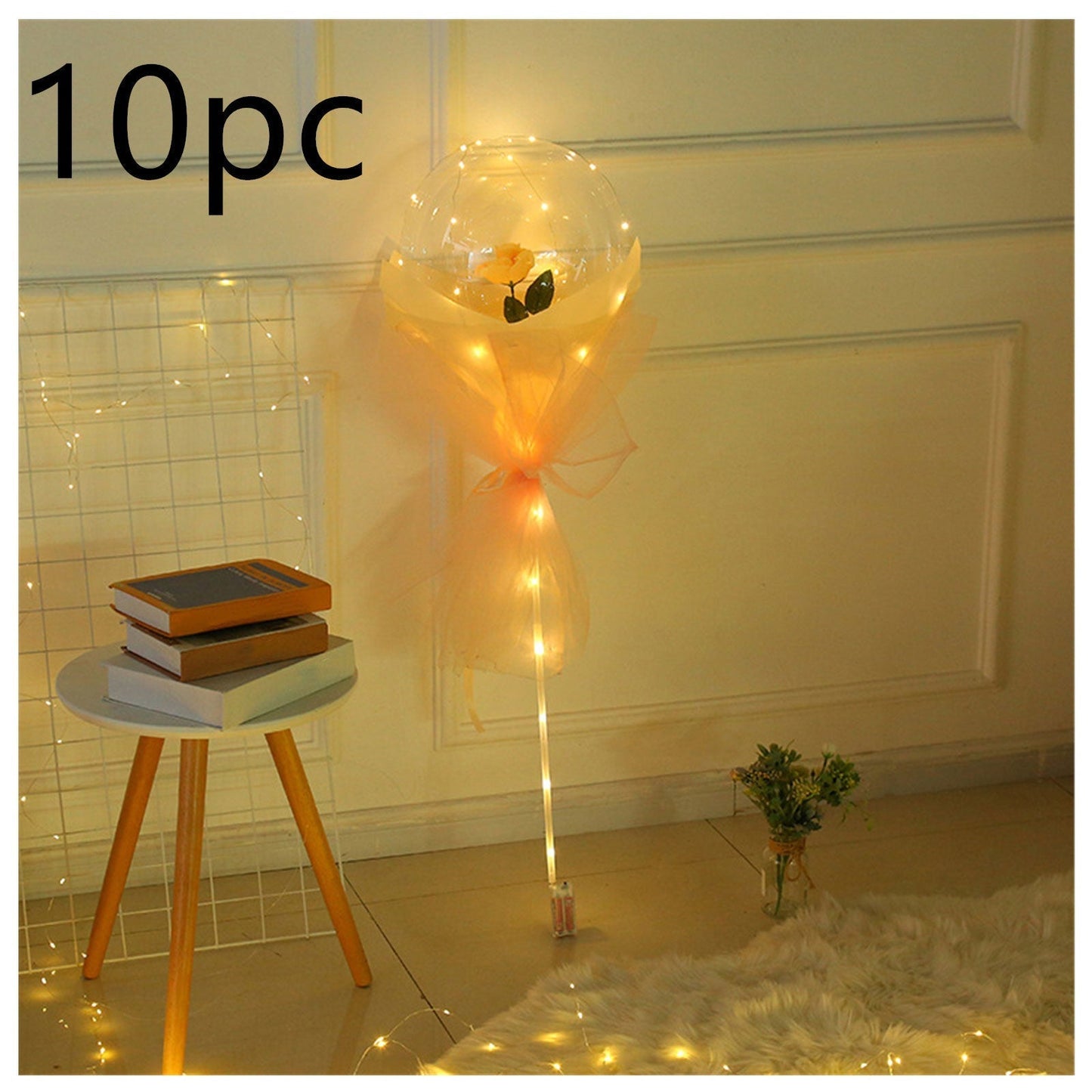 LED Luminous Balloon Rose Bouquet - Perfect for Gifts
