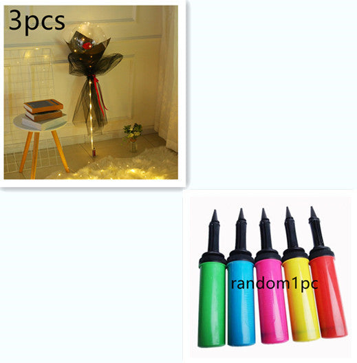 LED Luminous Balloon Rose Bouquet - Perfect for Gifts