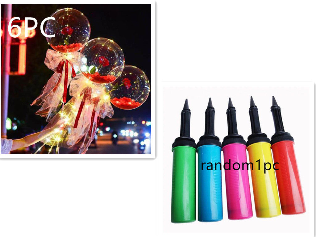 LED Luminous Balloon Rose Bouquet - Perfect for Gifts