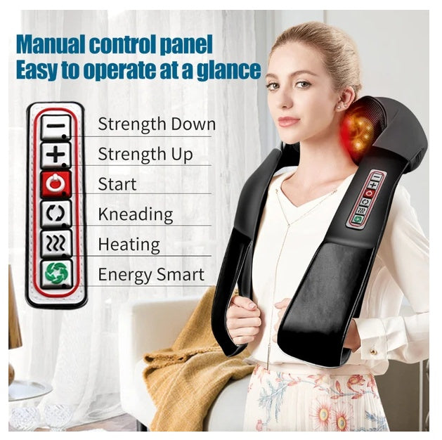 Shiatsu Back Neck And Shoulder Massager with Heat