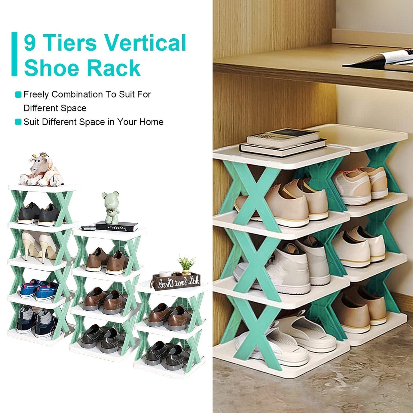 9Tier Shoe Rack