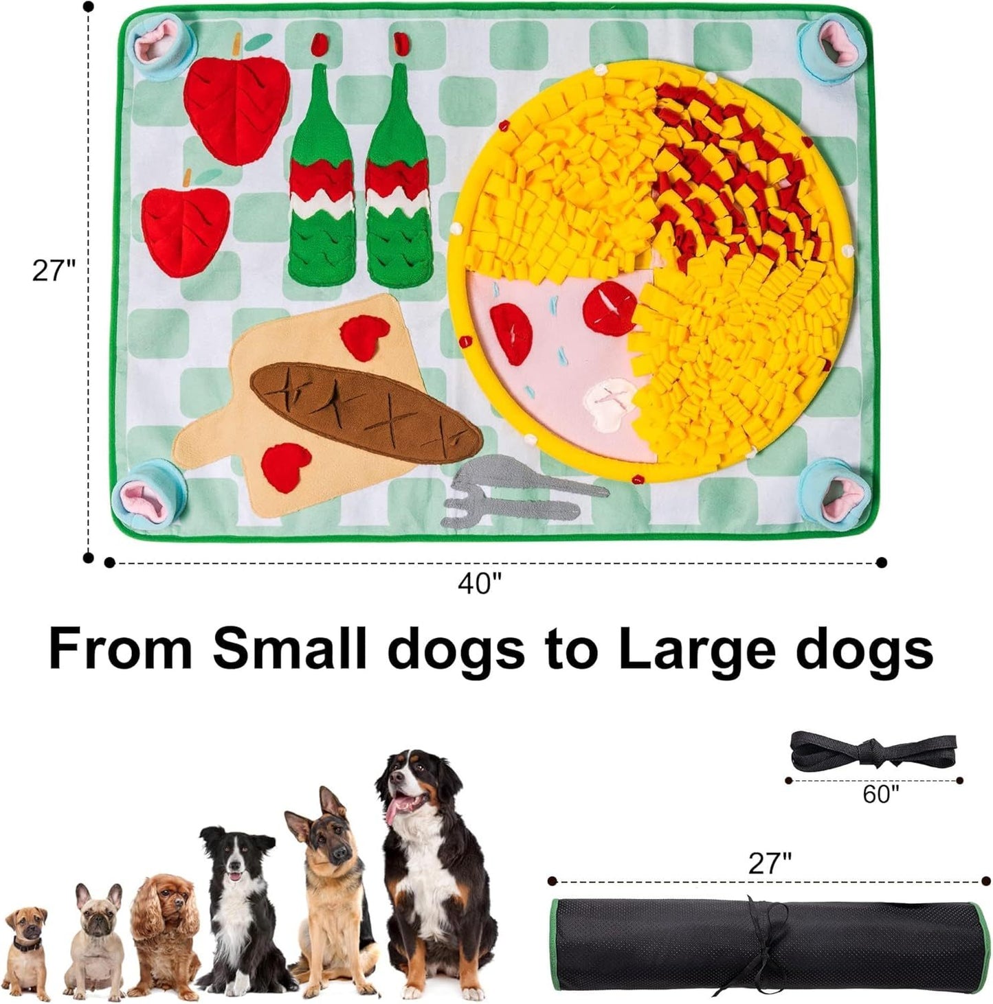 Washable Snuffle Mat for Dogs