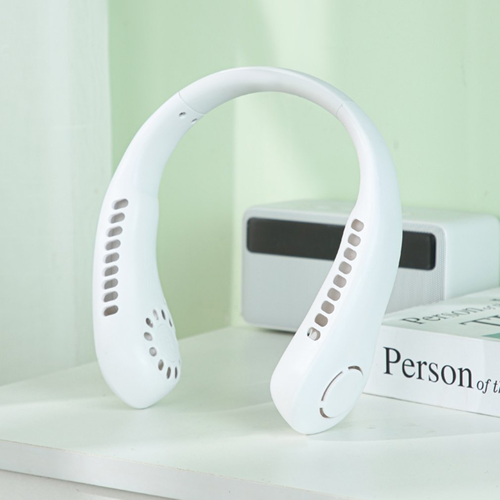 Mini Hanging Handheld Leafless Neck Fan - Portable & Silent