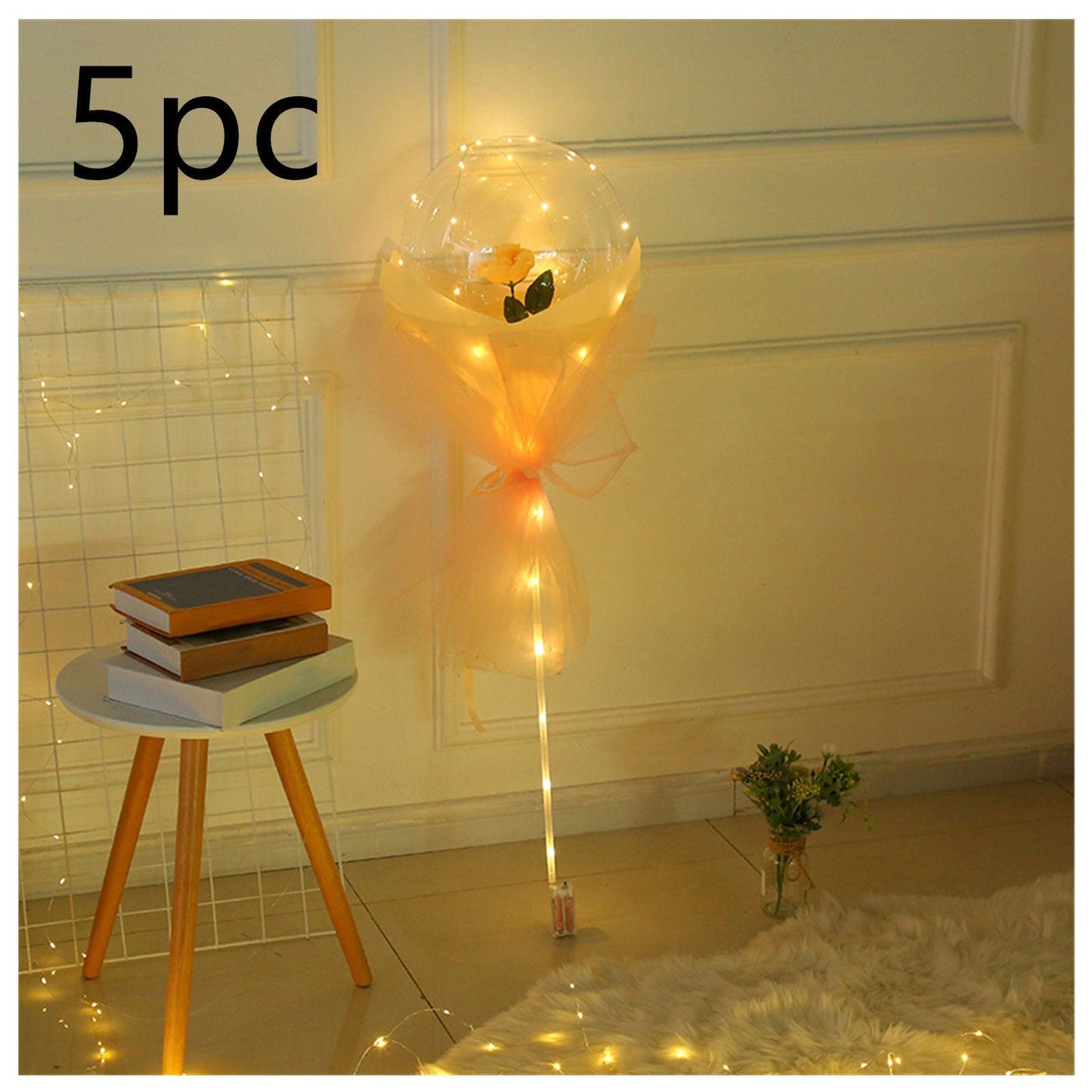 LED Luminous Balloon Rose Bouquet - Perfect for Gifts