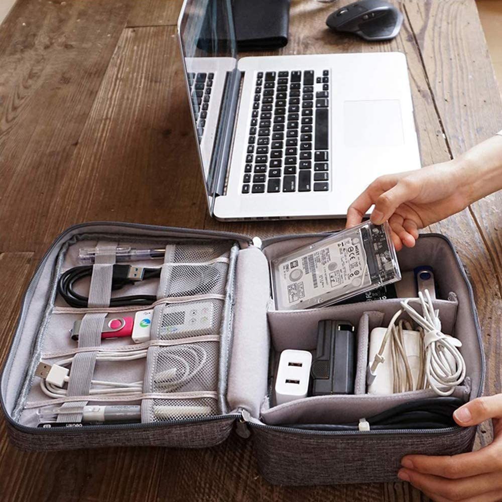 Waterproof cable storage bag
