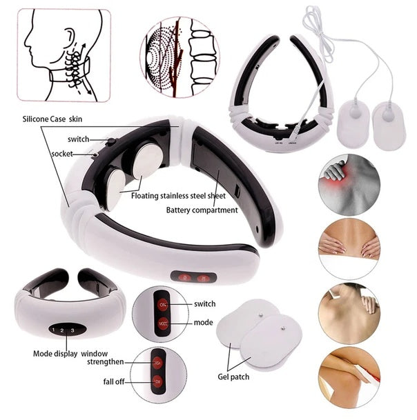 Electric Cervical Pulse Neck Massager - Relax & Heal