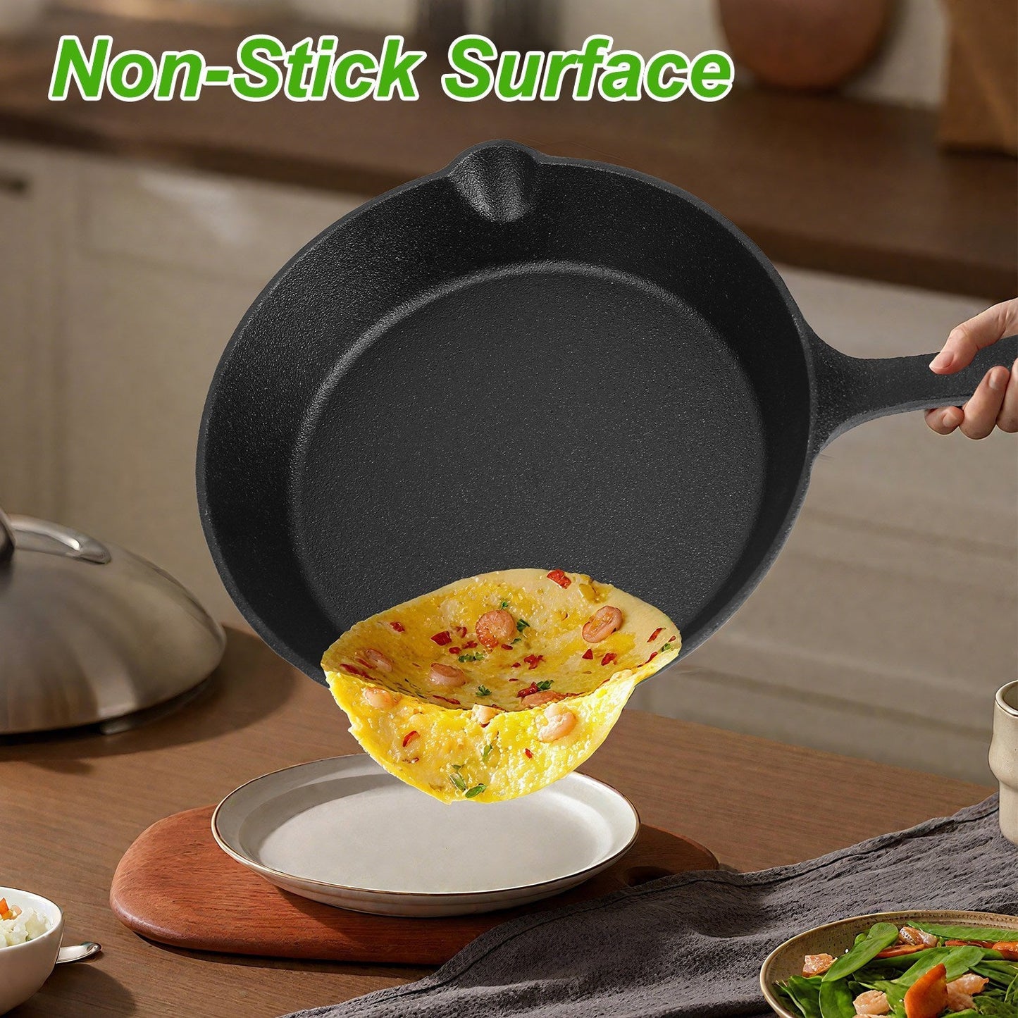 Pre-Seasoned Cast Iron Skillets