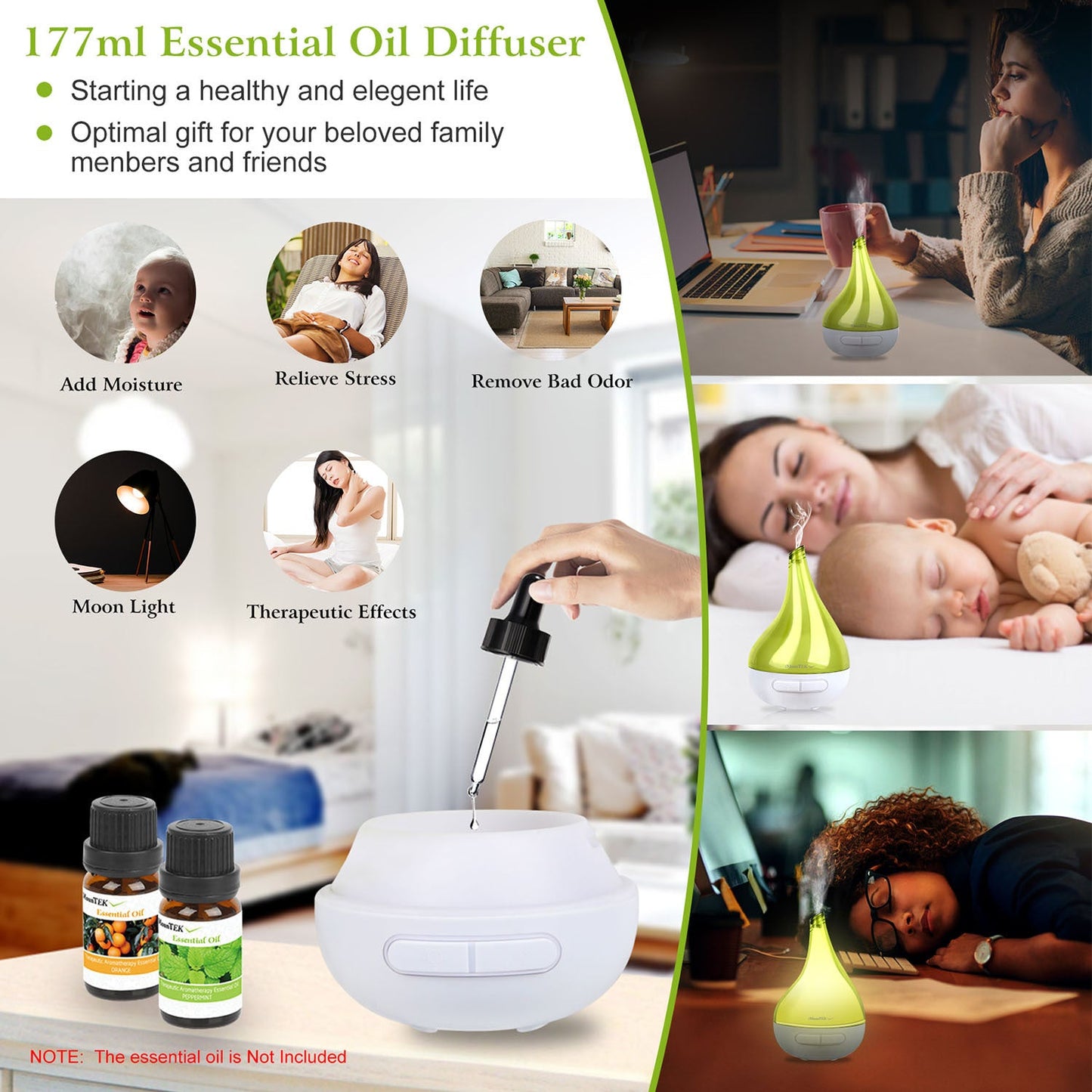 Drop Shaped Cool Mist
