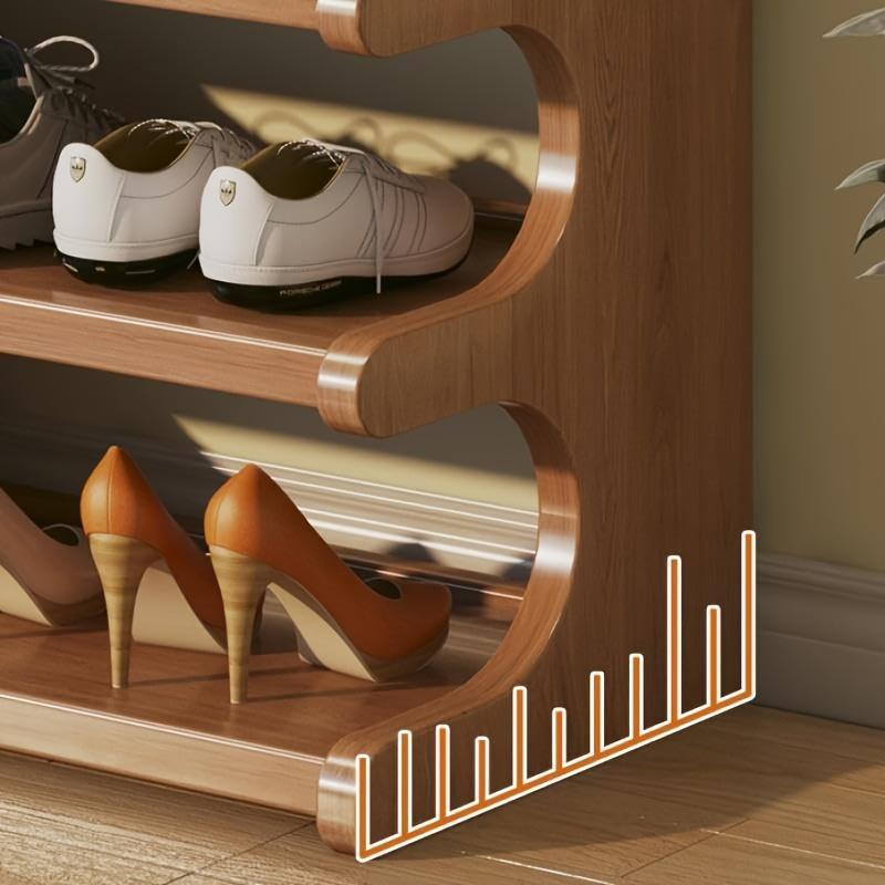 Four-layer Wooden Shoe Rack