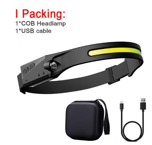COB LED Induction Headlamp