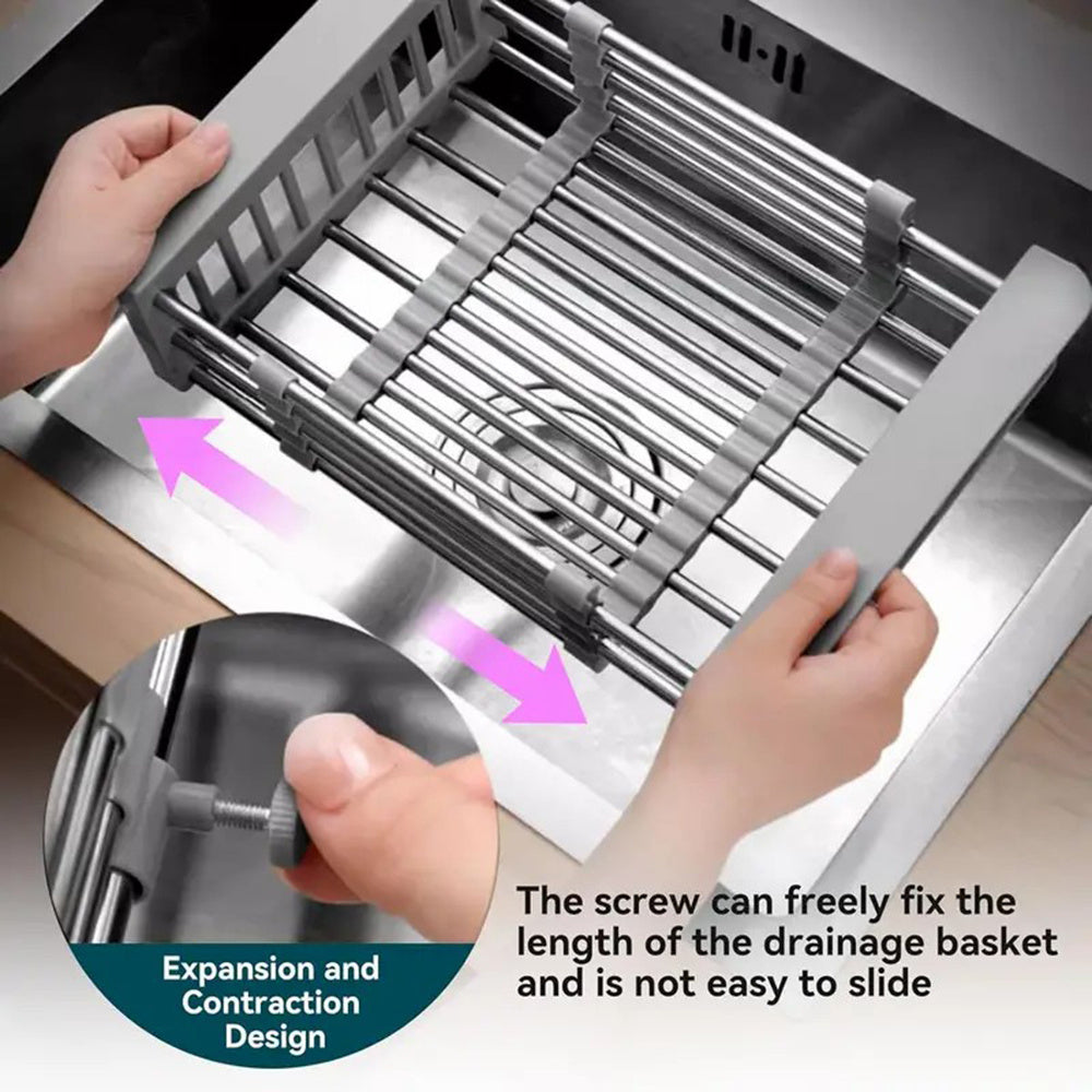 Adjustable Immersion Sink Dish Drying Rack