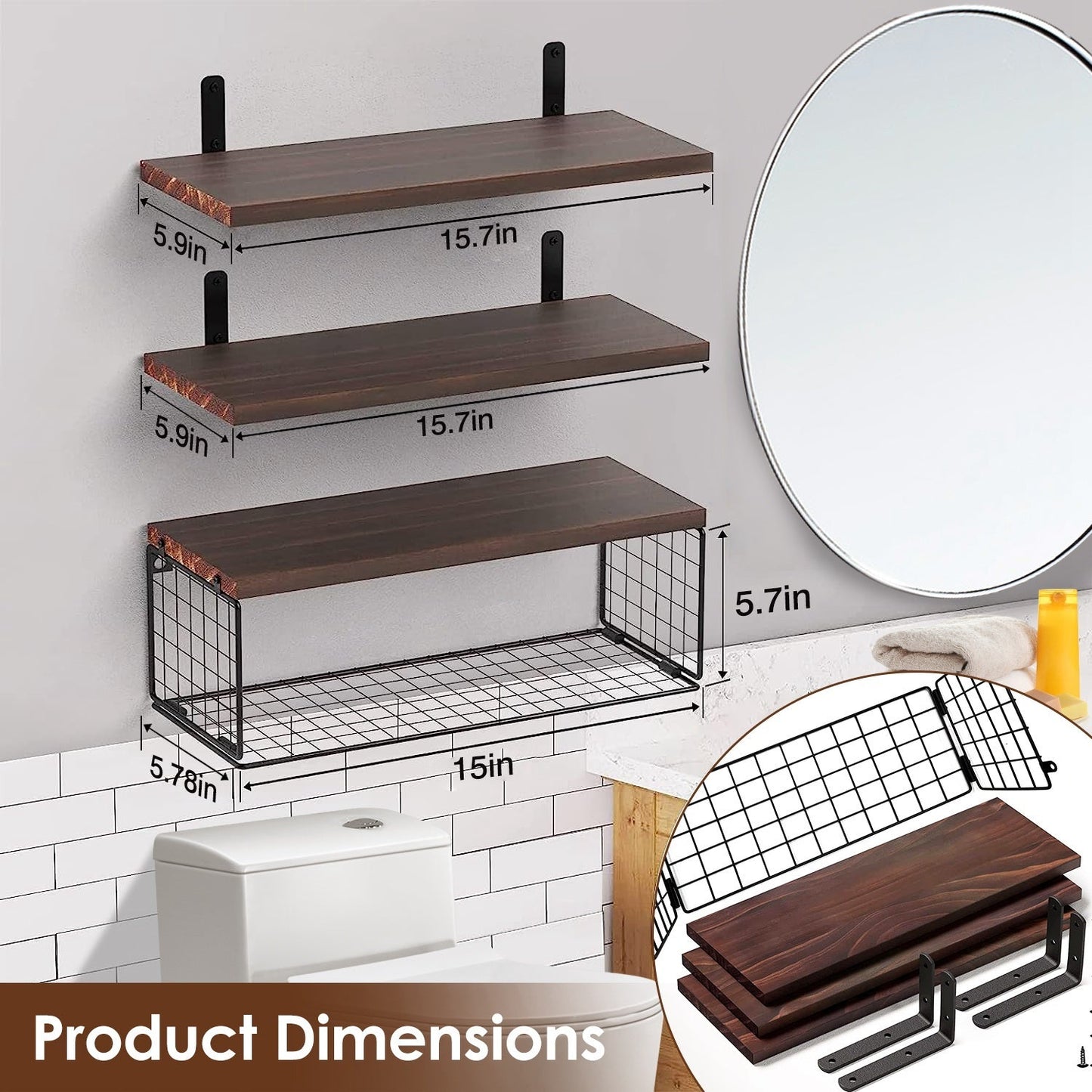 Floating Shelves Wall Mounted