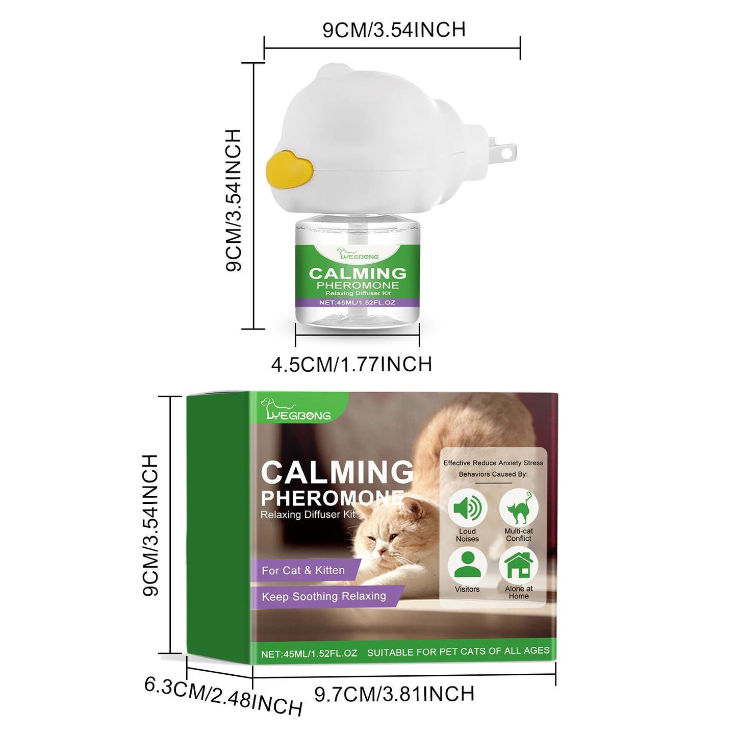 Yegebang Cat Emotional Care Set