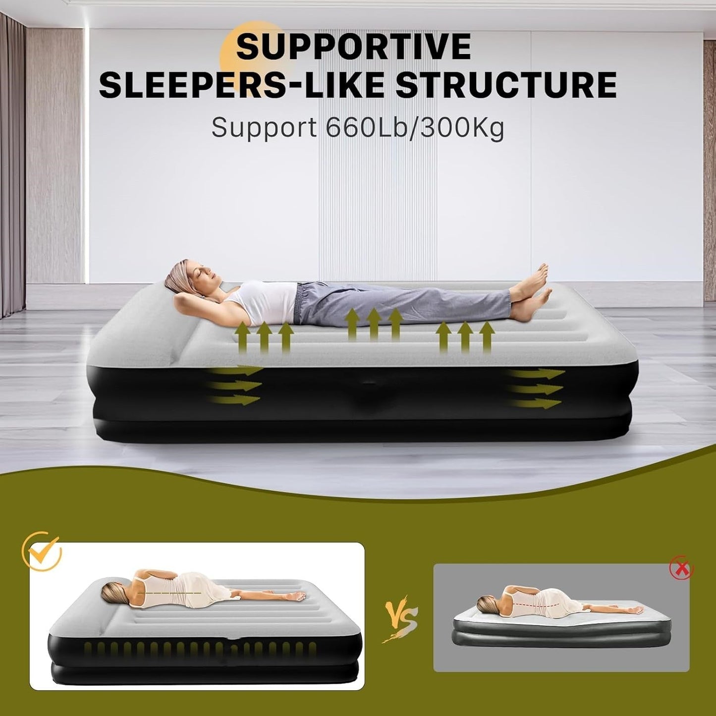 16Inches Queen Size