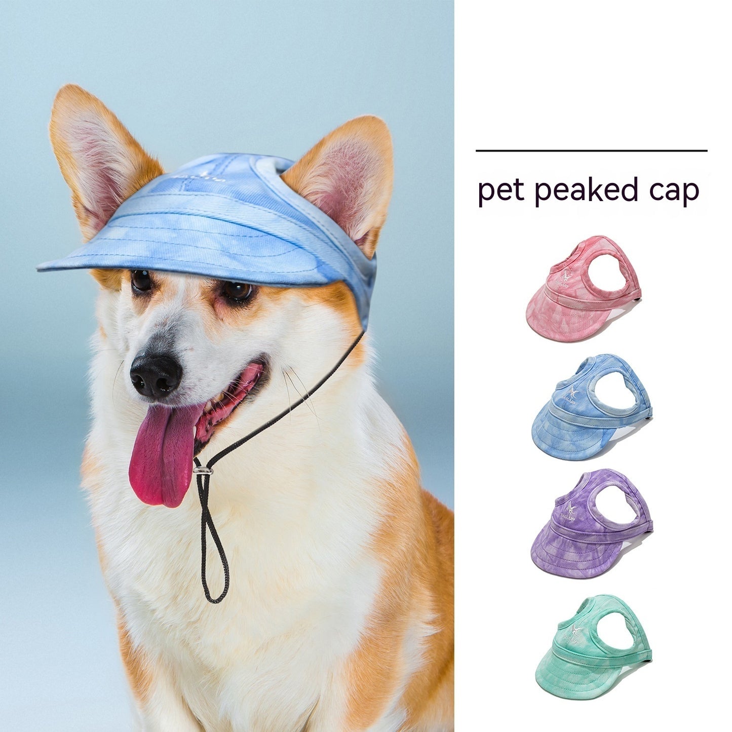 Puppy Peaked Baseball Cap