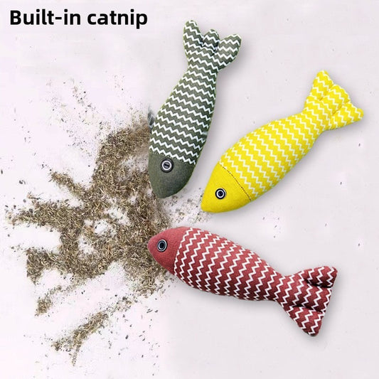 Pet Mint Fish Toy