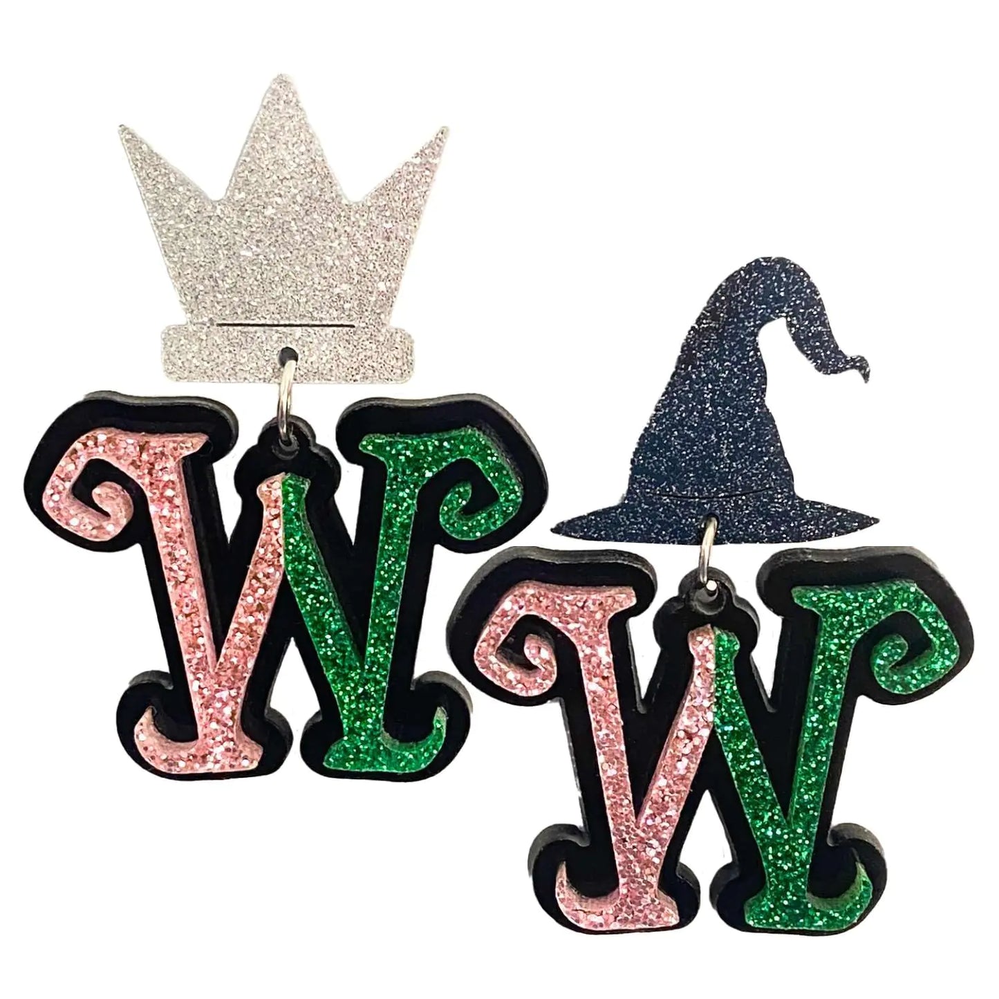 Wicked Wizard Halloween Earrings Witch Costume