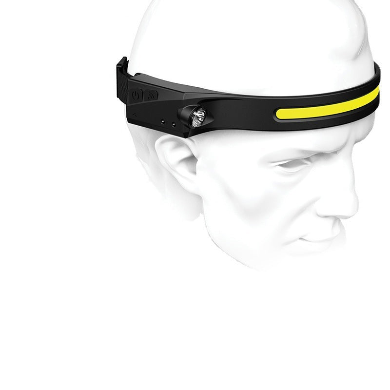 COB LED Induction Headlamp