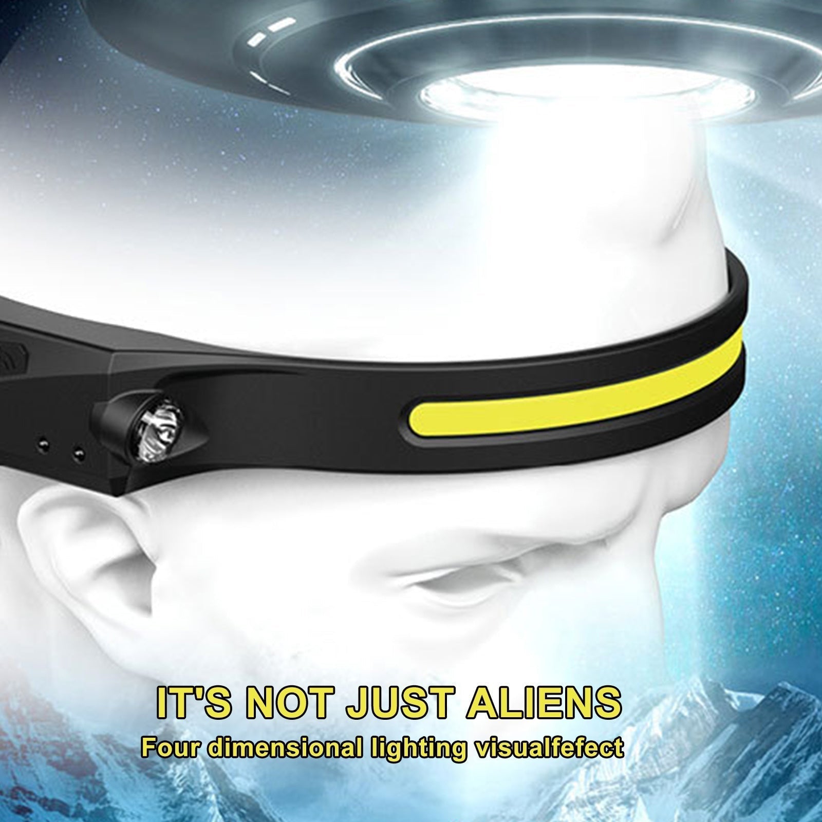 COB LED Induction Headlamp