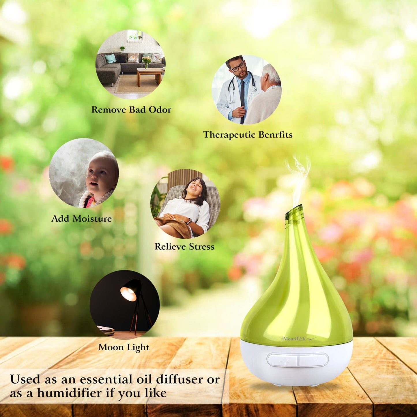 Drop Shaped Cool Mist