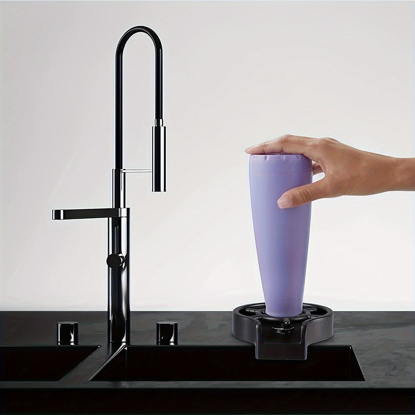 Manual Press-type Automatic Cup Cleaning Set