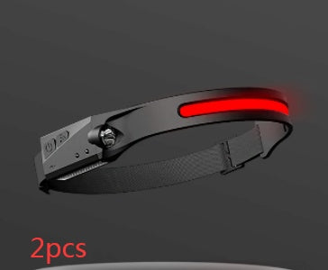 COB LED Induction Headlamp