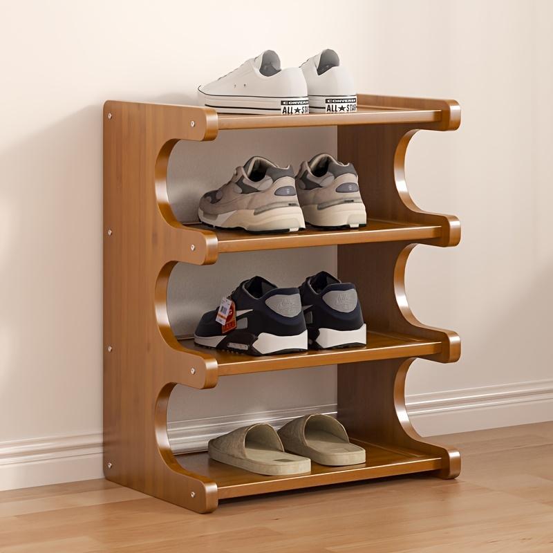 Four-layer Wooden Shoe Rack
