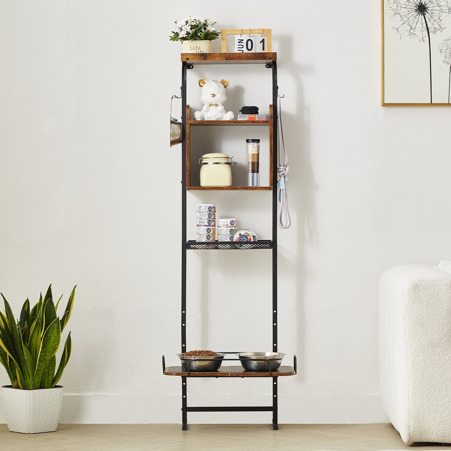 Pet Feeding Station With Storage