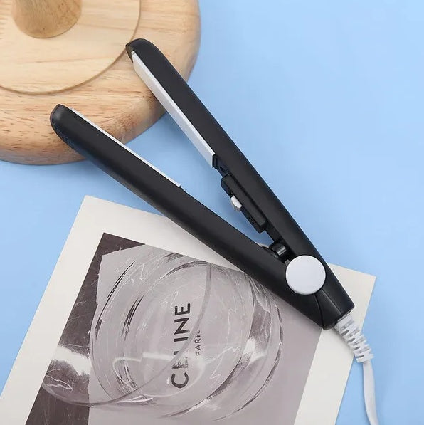 Mini Portable Hair Iron Curler | Ceramic Straightener