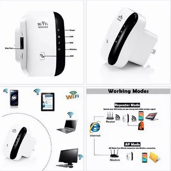 WiFi Range Extender | Internet Booster & Signal Repeater