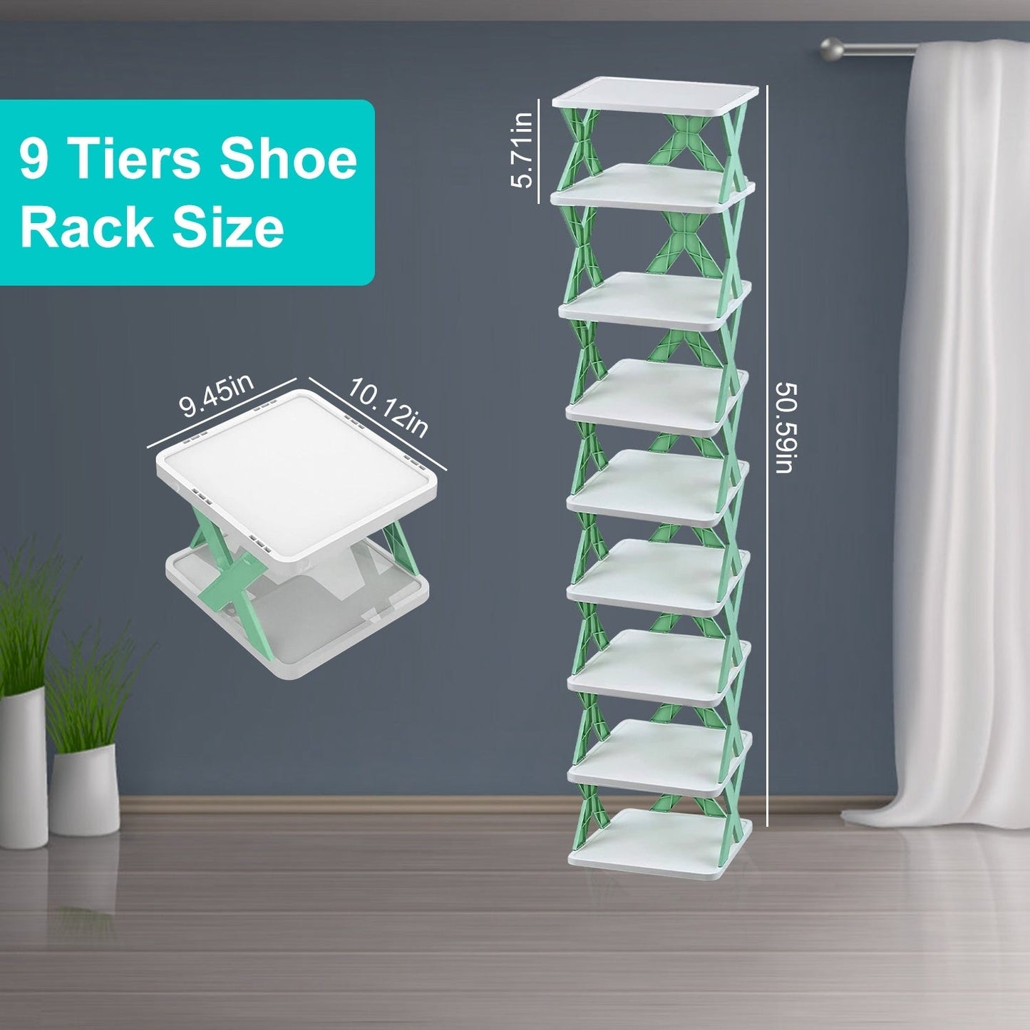 9Tier Shoe Rack