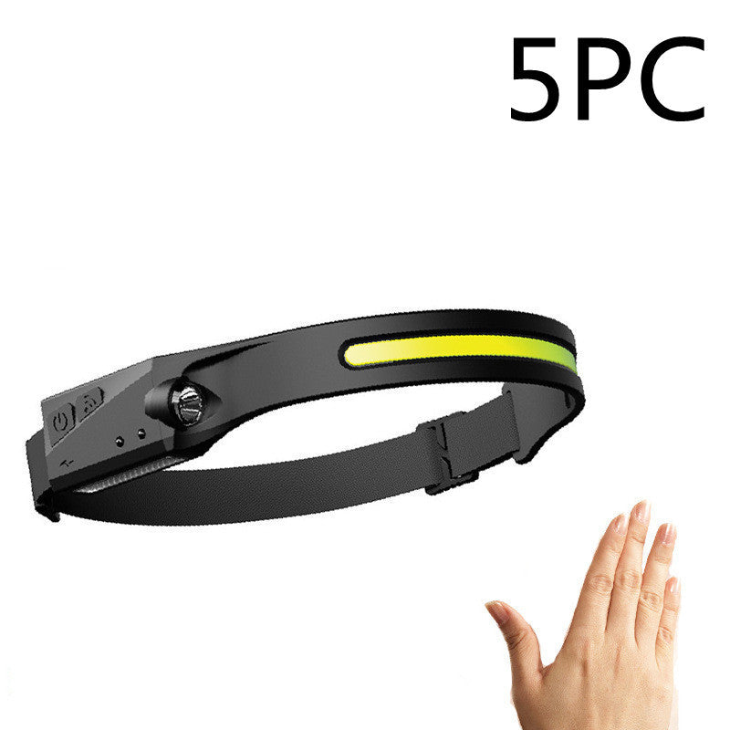COB LED Induction Headlamp