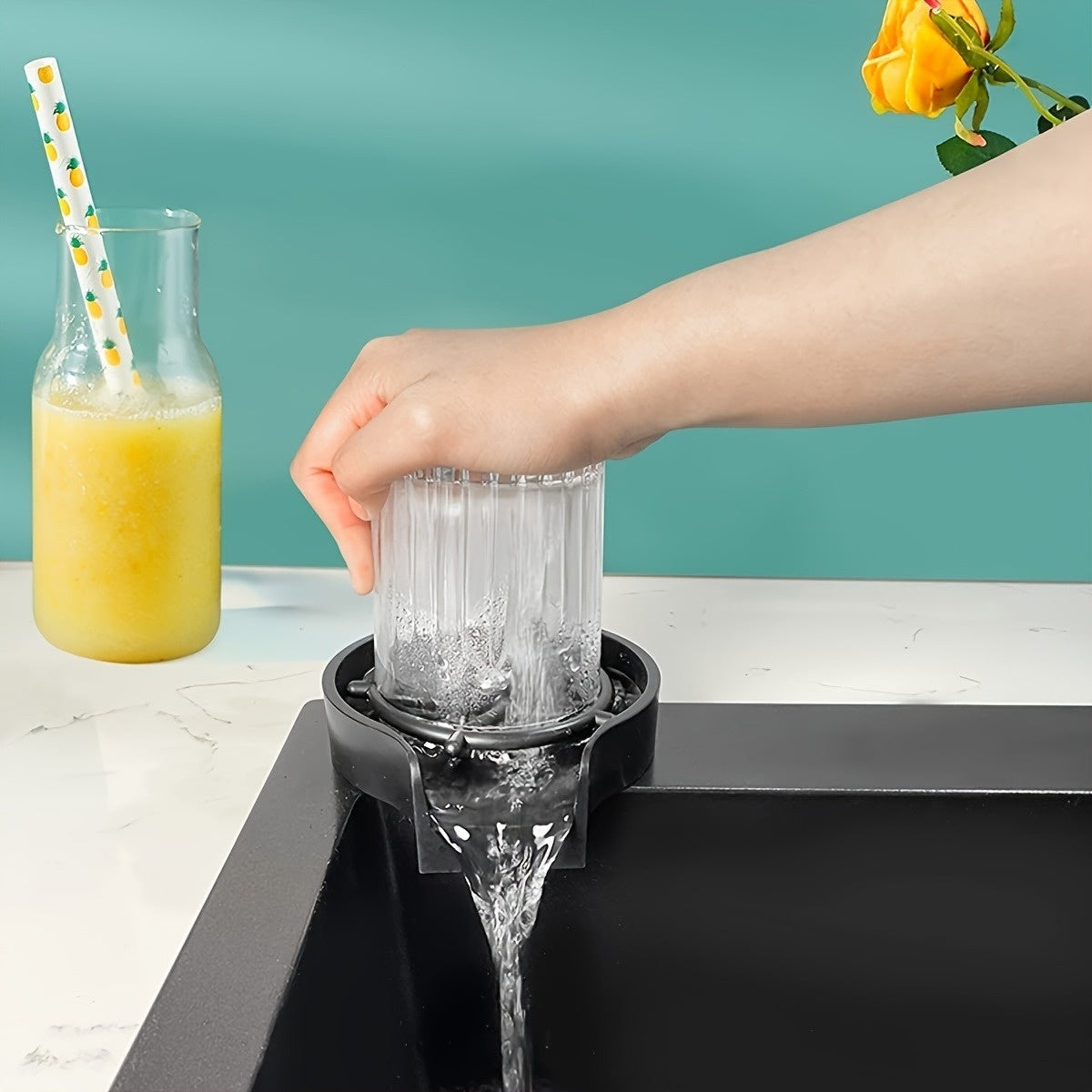 Manual Press-type Automatic Cup Cleaning Set