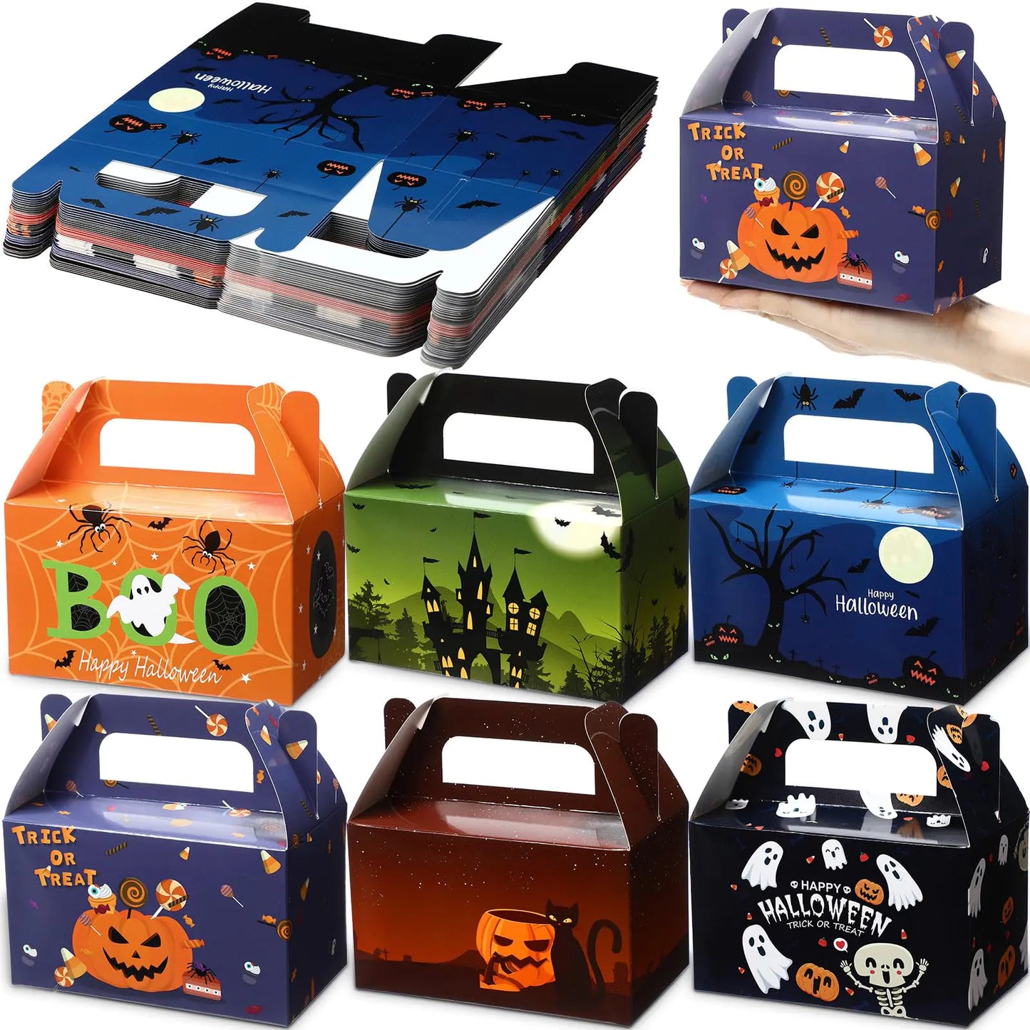 Zhanmai 36 Pack Halloween Treat Box