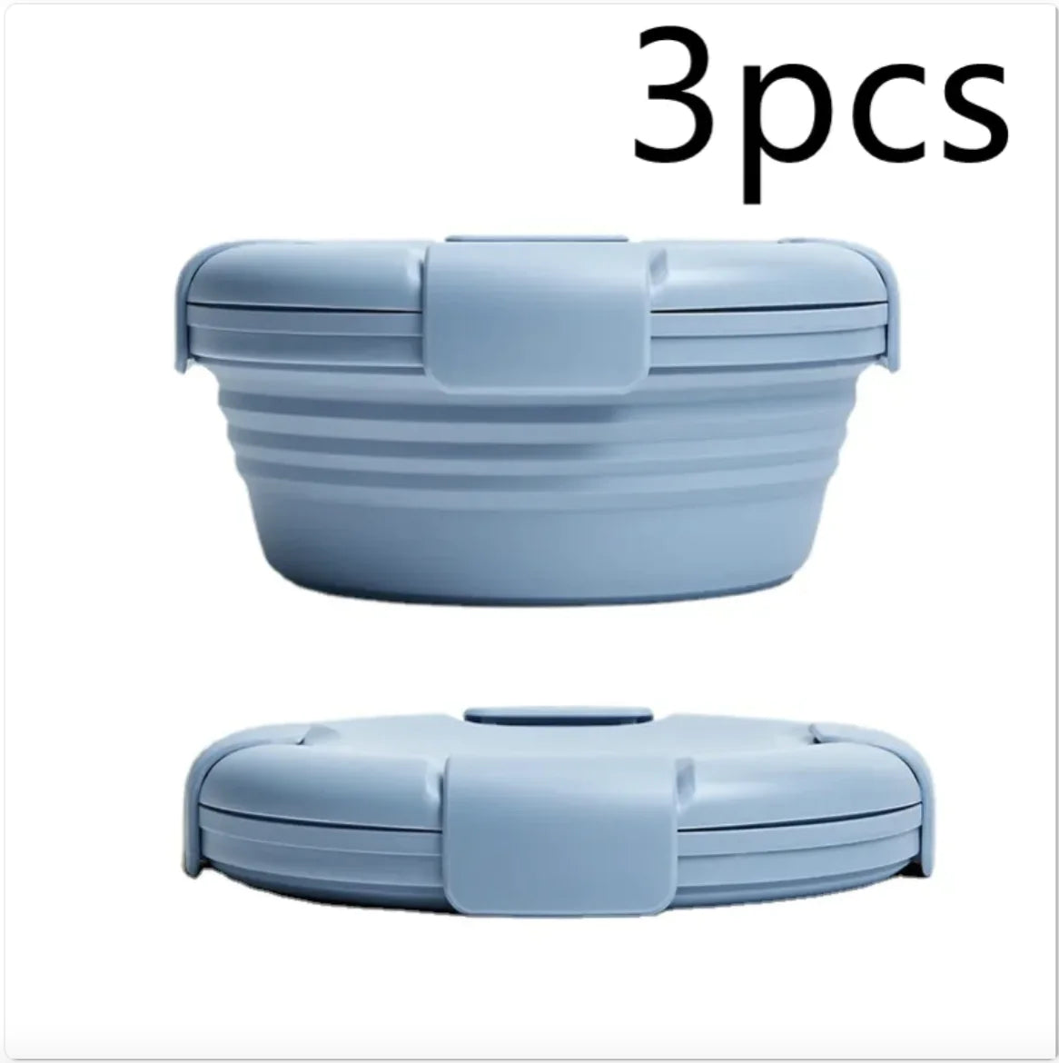 Outdoor Picnic Silicone Folding Lunch Box