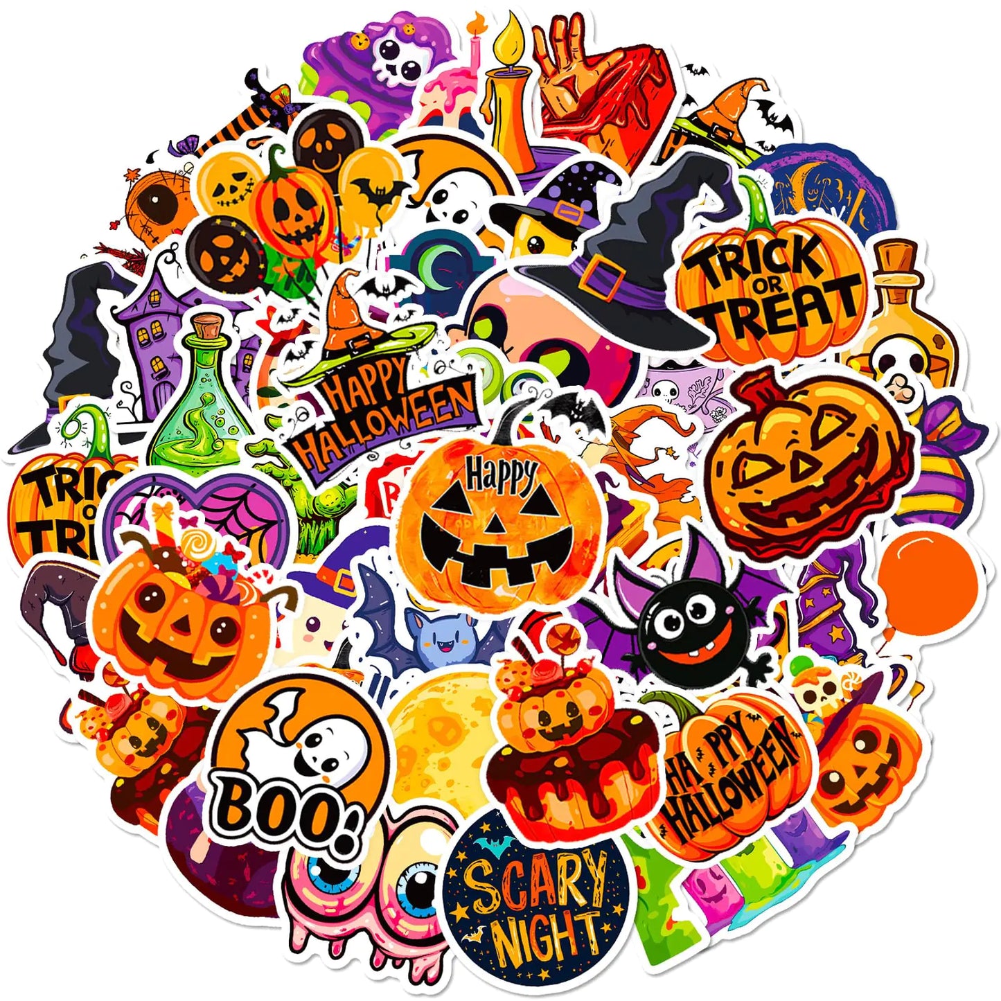 winthrop 100 Pcs Halloween Stickers