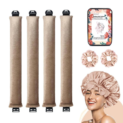 Heatless Hair Curler for Overnight Curls