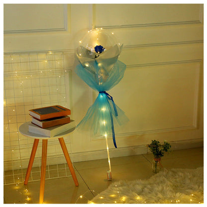LED Luminous Balloon Rose Bouquet - Perfect for Gifts