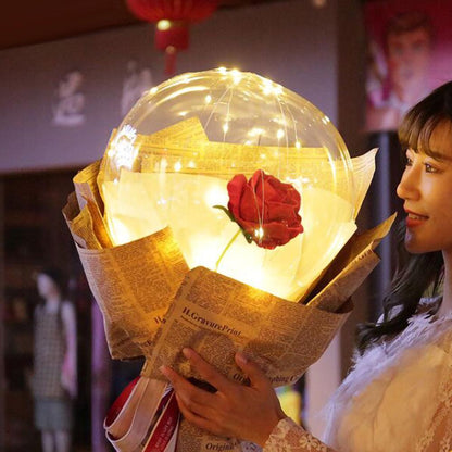 LED Luminous Balloon Rose Bouquet - Perfect for Gifts