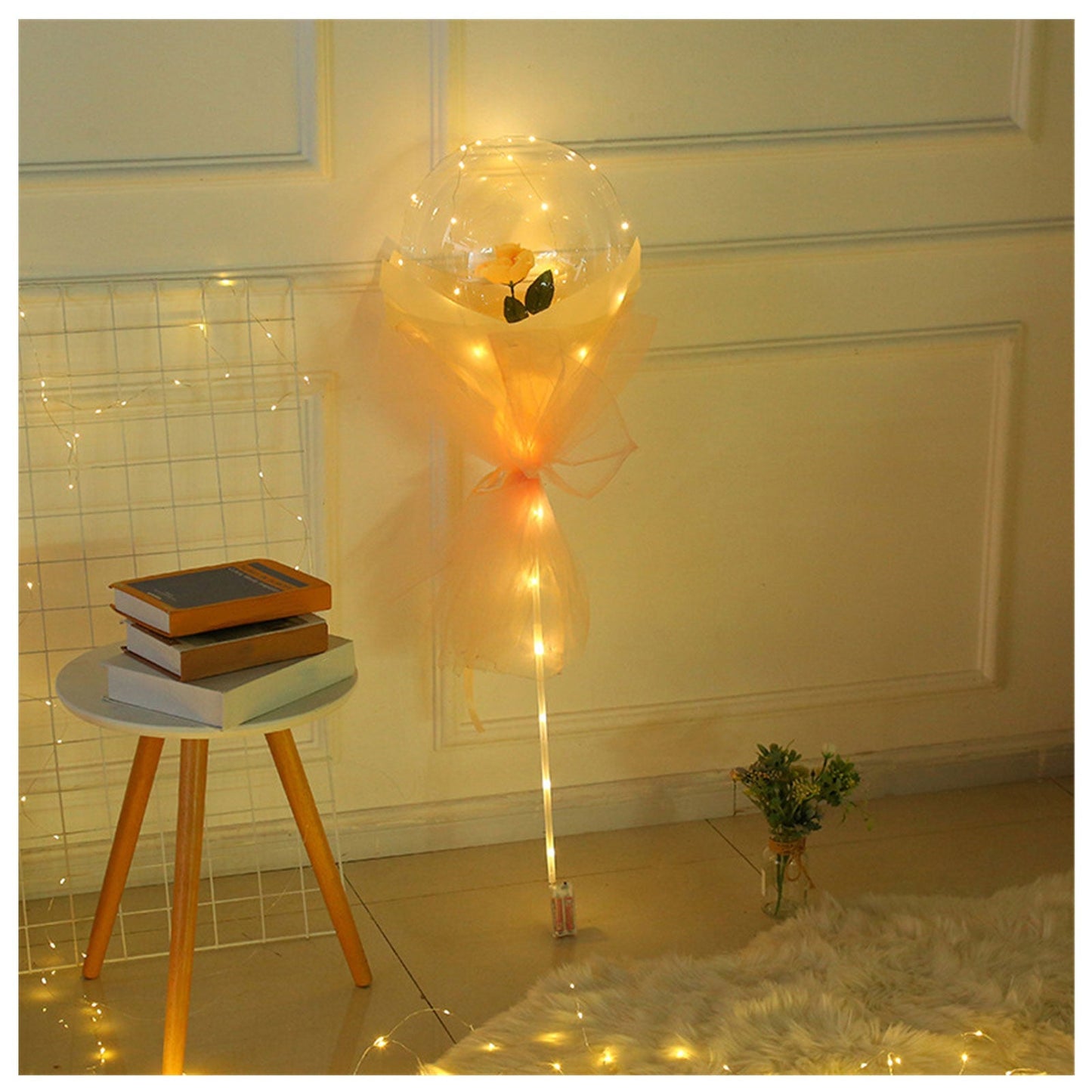 LED Luminous Balloon Rose Bouquet - Perfect for Gifts