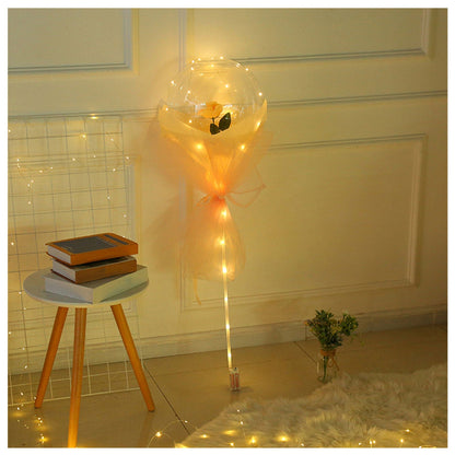 LED Luminous Balloon Rose Bouquet - Perfect for Gifts