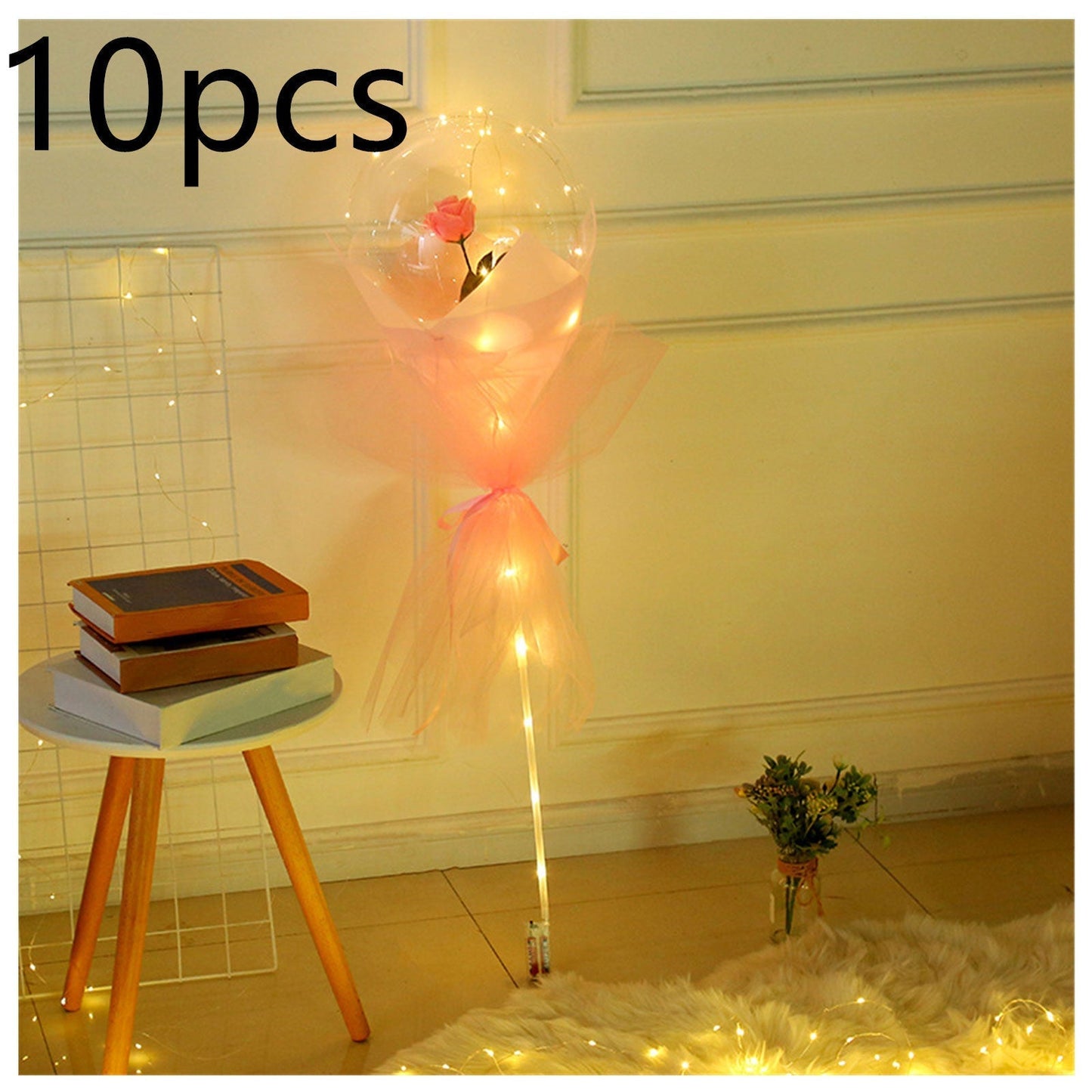 LED Luminous Balloon Rose Bouquet - Perfect for Gifts