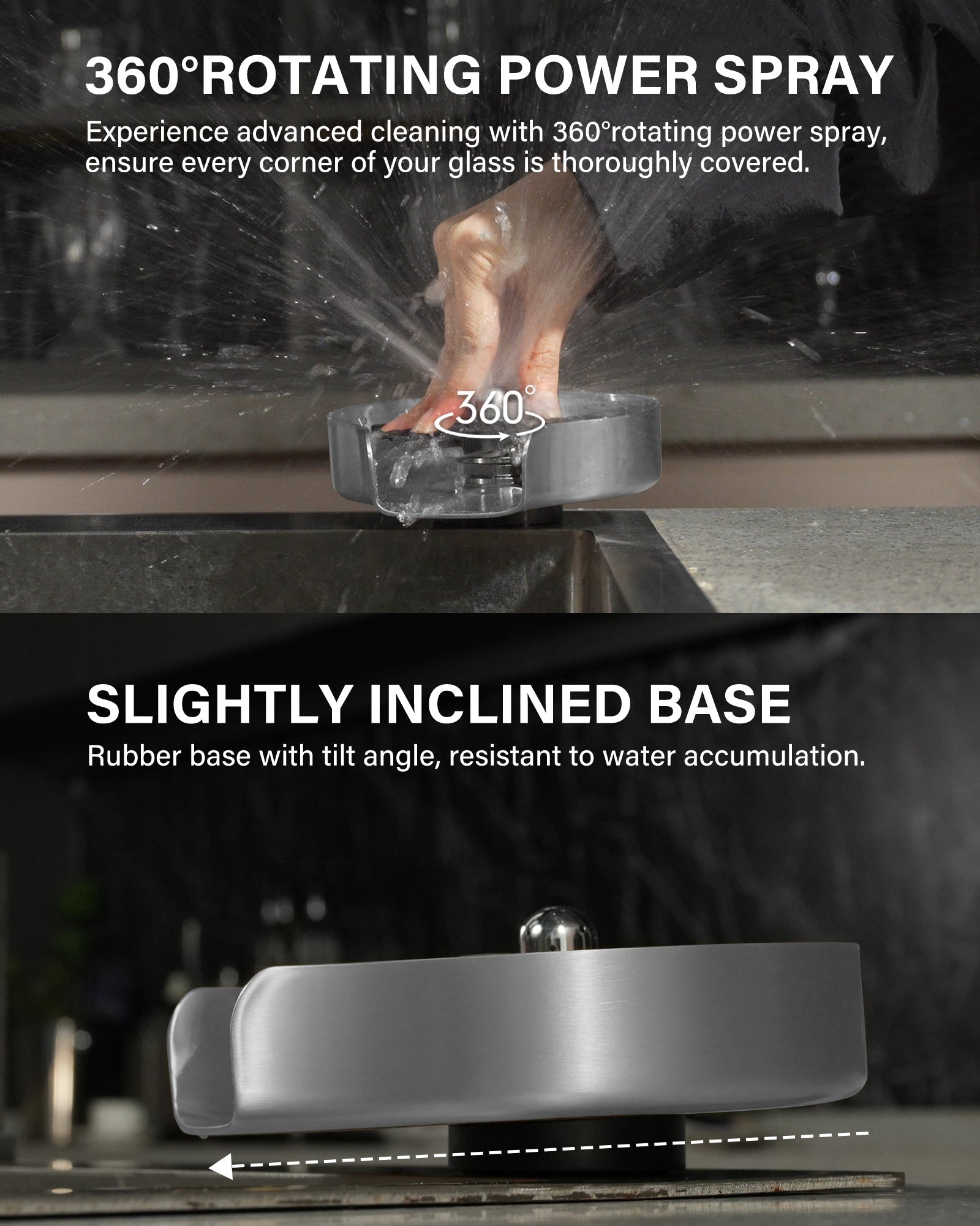 Glass Rinser For Kitchen Sink